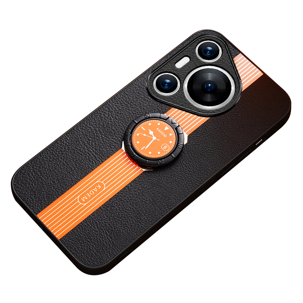 KADEM For Huawei Pura 70 Pro / Pura 70 Pro+ Phone Case Leather+Acrylic+TPU Anti-fall Shell Supports Magnetic Car Holder KADEM For Huawei Pura 70 Pro / Pura 70 Pro+ Phone Case Leather+Acrylic+TPU Anti-fall Shell Supports Magnetic Car Holder